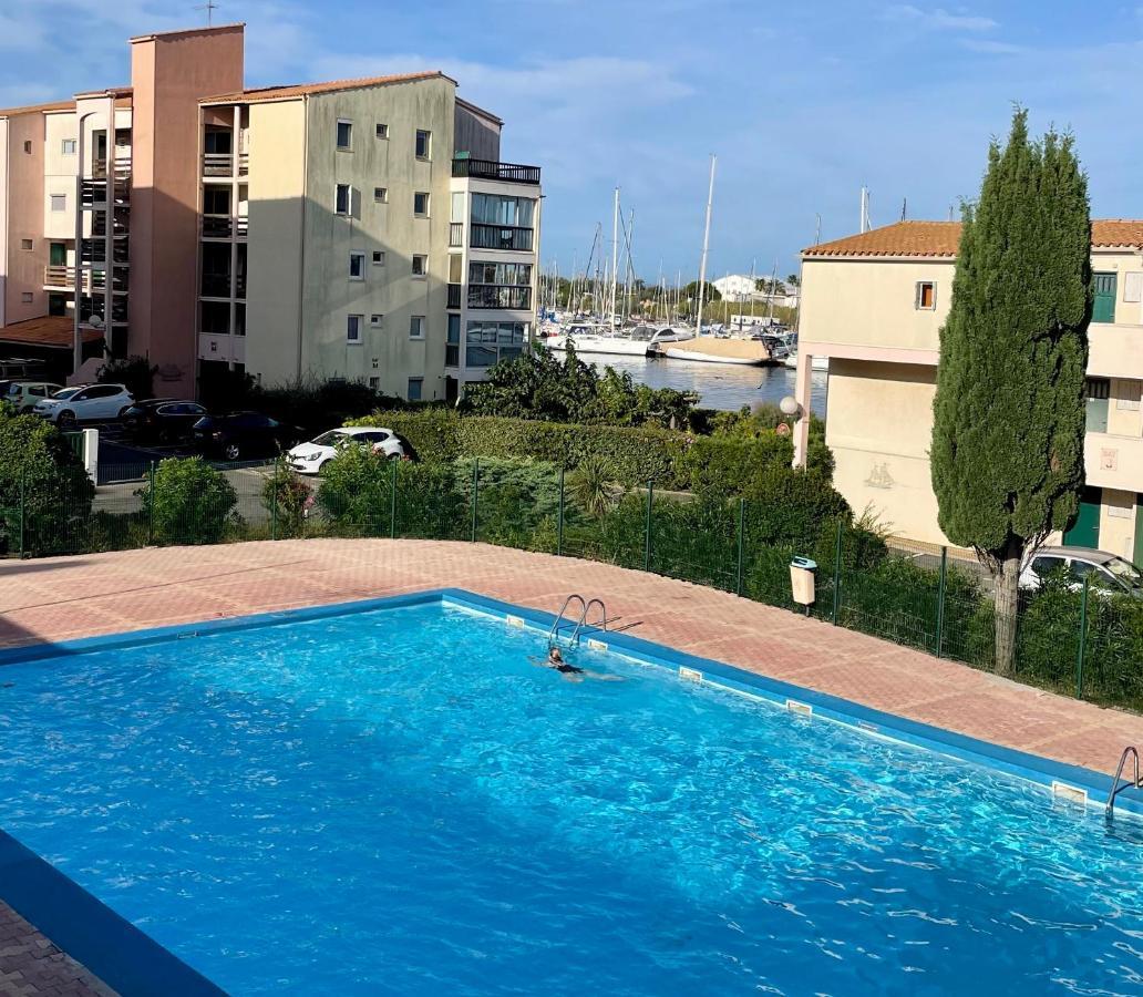Studio Face A La Mer 4 Couchages - Gratuits Piscine Tennis Et Un Parking Prive Rare Et Tres Utile - Vue Magnifique Sur La Mer - Agreable En Toutes Saisons Ile Des Pecheurs - La Brigantine - Emplacement Et Vue Rares Au Cap D'آجد المظهر الخارجي الصورة